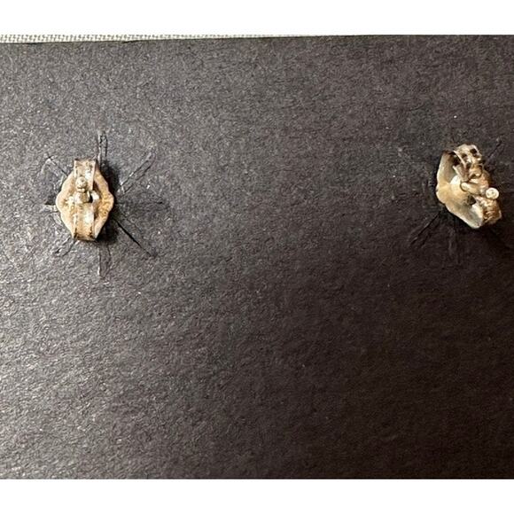 Genuine Indian Handmade Sterling Silver Earrings - Picture 5 of 5